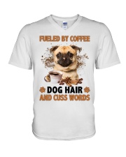 Fueled By - Chug Dog V-Neck T-Shirt tile