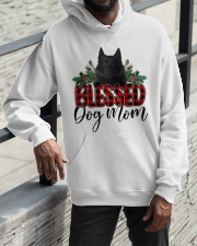 Blessed Dog Mom - Schipperke Hooded Sweatshirt apparel-hooded-sweatshirt-lifestyle-front-11