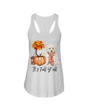 It is Fall - Toy Poodle Ladies Flowy Tank tile