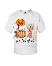 It is Fall - Toy Poodle Youth T-Shirt tile