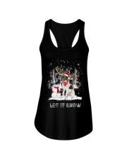 Xmas Reindeer - Borzoi Ladies Flowy Tank tile