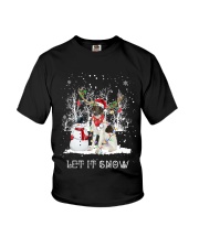 Xmas Reindeer - Borzoi Youth T-Shirt tile