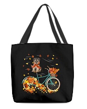 Autumn Bike - Yorkipoo All-Over Tote tile