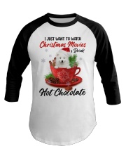 Hot Chocolate - Samoyed Baseball Tee tile
