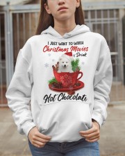 Hot Chocolate - Samoyed Hooded Sweatshirt apparel-hooded-sweatshirt-lifestyle-07