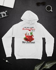 Hot Chocolate - Samoyed Hooded Sweatshirt lifestyle-unisex-hoodie-front-9