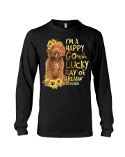 I Am Happy Go Lucky labradoodle Long Sleeve Tee tile