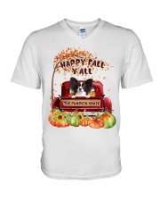 Pumpkin House - Papillon 3 V-Neck T-Shirt tile