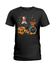 Autumn Bike - Parson Russell Terrier Ladies T-Shirt tile
