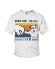 Bulldog Dad Ever Youth T-Shirt tile