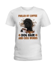 Fueled By - BLACK Labradoodle Ladies T-Shirt tile
