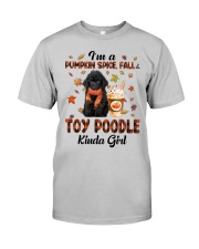 Pumpkin Kinda - BLACK Toy Poodle Classic T-Shirt front