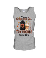 Pumpkin Kinda - BLACK Toy Poodle Unisex Tank tile