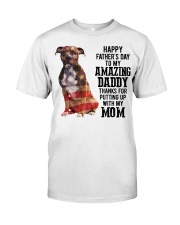 Father Day - American Staffordshire Terrier Classic T-Shirt tile