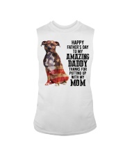 Father Day - American Staffordshire Terrier Sleeveless Tee tile