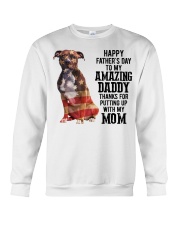 Father Day - American Staffordshire Terrier Crewneck Sweatshirt tile