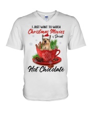 Hot Chocolate - Berger Picard V-Neck T-Shirt tile