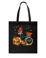Autumn Bike - Pocket Beagle Tote Bag tile