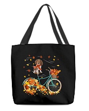 Autumn Bike - Pocket Beagle All-Over Tote tile