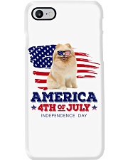 American 4th july - Pomeranian Phone Case tile