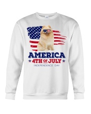 American 4th july - Pomeranian Crewneck Sweatshirt tile