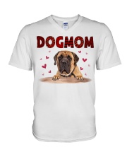 Love Mom - English Mastiff 1 V-Neck T-Shirt tile