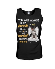 Hardest Goodbye - Standard Schnauzer Unisex Tank tile