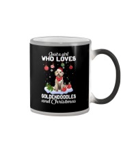 Just A Girl - Goldendoodle Color Changing Mug tile