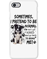 Sometimes - Border Collie Phone Case tile