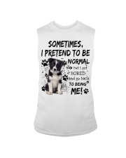 Sometimes - Border Collie Sleeveless Tee tile