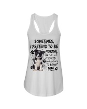 Sometimes - Border Collie Ladies Flowy Tank tile