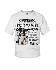 Sometimes - Border Collie Youth T-Shirt tile