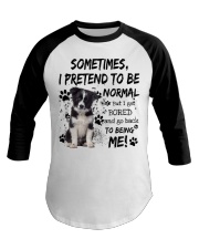 Sometimes - Border Collie Baseball Tee tile