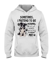 Sometimes - Border Collie Hooded Sweatshirt tile