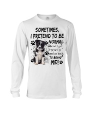 Sometimes - Border Collie Long Sleeve Tee tile