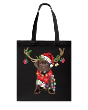 Reindeer - CHOCOLATE Lab Tote Bag tile