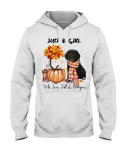 Fall And - Cockapoo Hooded Sweatshirt tile