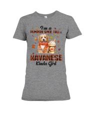 Pumpkin Kinda - Havanese 3 Premium Fit Ladies Tee tile