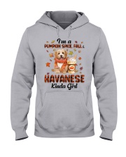 Pumpkin Kinda - Havanese 3 Hooded Sweatshirt tile