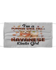 Pumpkin Kinda - Havanese 3 Mask tile