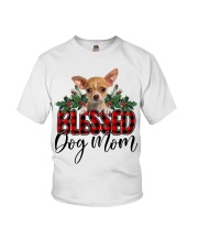 Blessed Dog Mom - TAN Chihuahua 2 Youth T-Shirt tile