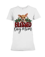 Blessed Dog Mom - TAN Chihuahua 2 Premium Fit Ladies Tee tile