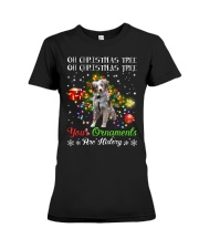 Ornament - RED MERLE Australian Shepherd Premium Fit Ladies Tee tile