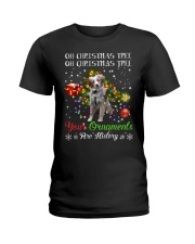 Ornament - RED MERLE Australian Shepherd Ladies T-Shirt tile