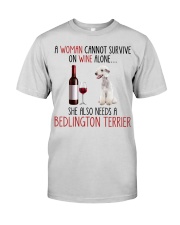 She Also Needs - Bedlington Terrier Premium Fit Mens Tee tile