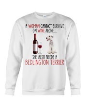 She Also Needs - Bedlington Terrier Crewneck Sweatshirt tile