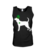 Lucky Shamrock - Redbone Coonhound Unisex Tank tile