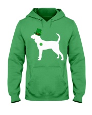 Lucky Shamrock - Redbone Coonhound Hooded Sweatshirt tile