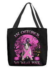 Pink Moon - Bull Terrier All-Over Tote tile
