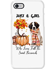 Fall And - Saint Bernard Phone Case tile